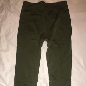 Olive green leggings